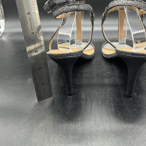 Calvin Klein Crewella heel womens 8.5 sparkle glitter party cocktail city - Picture 4 of 8